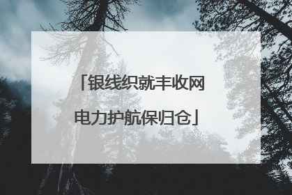 银线织就丰收网 电力护航保归仓